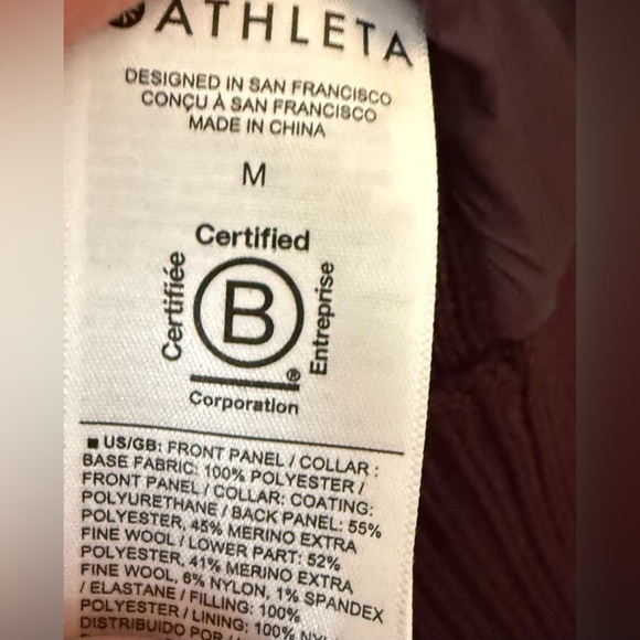 Athleta Hanover Hybrid Vest Sz M - Picture 7 of 8